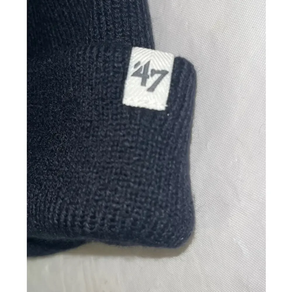 47 Brand Super Bowl XLVIII 48 Knit Pom Pom Cuff Beanie Winter Hat - One Size NEW